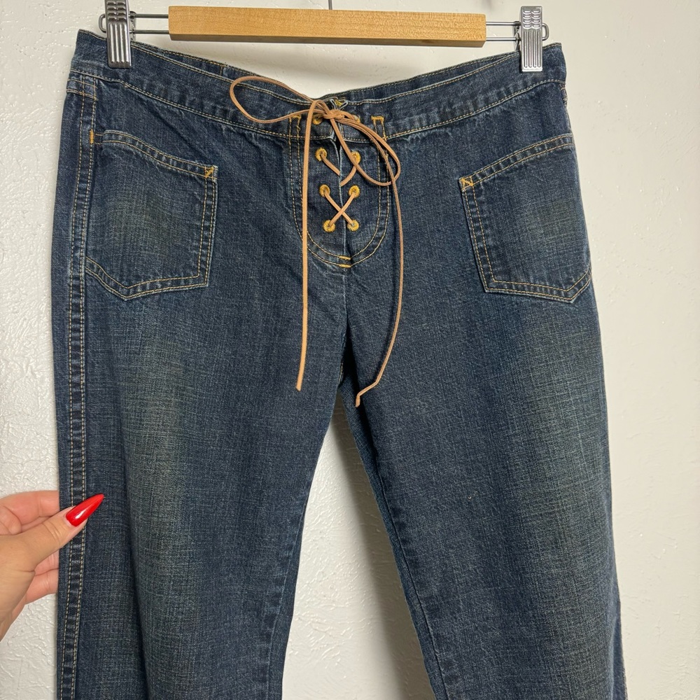 Lucky Brand Lace Up Denim